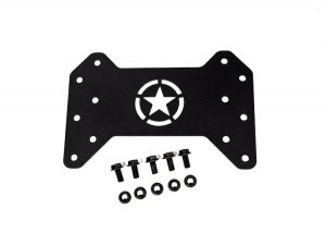 Ford Bronco Third Brake Light Extension Bracket - Star Design - V2 Ford Bronco Third Brake Light Extension Bracket - Star Design - V2